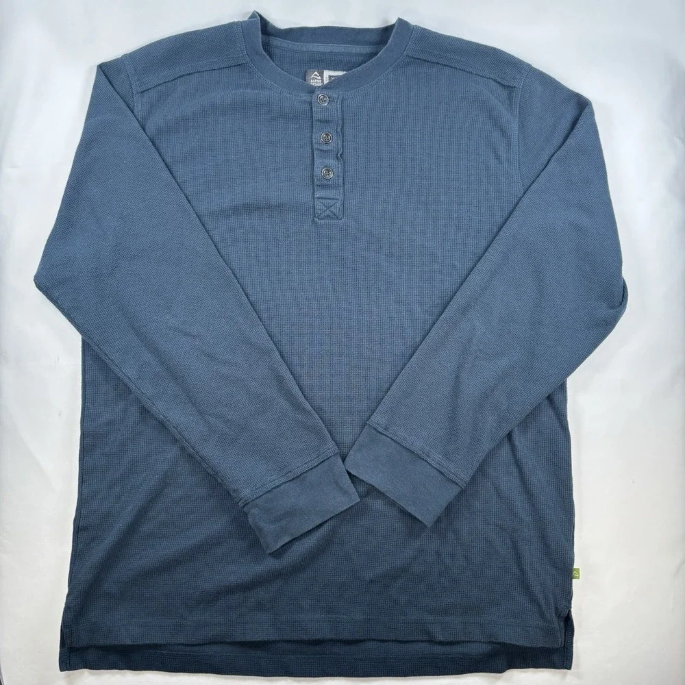Alpine Design Men's Mountain Long‎ Sleeve Henley Shirt Size XXL